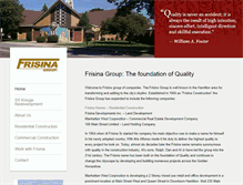 Tablet Screenshot of frisinagroup.com